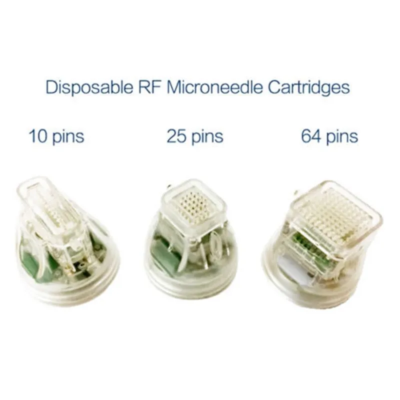 Tête de rechange jetable cartouche d'or fractionnaire RF microneedle microneedling micro aiguille machine cartouches conseils pièces de rechange