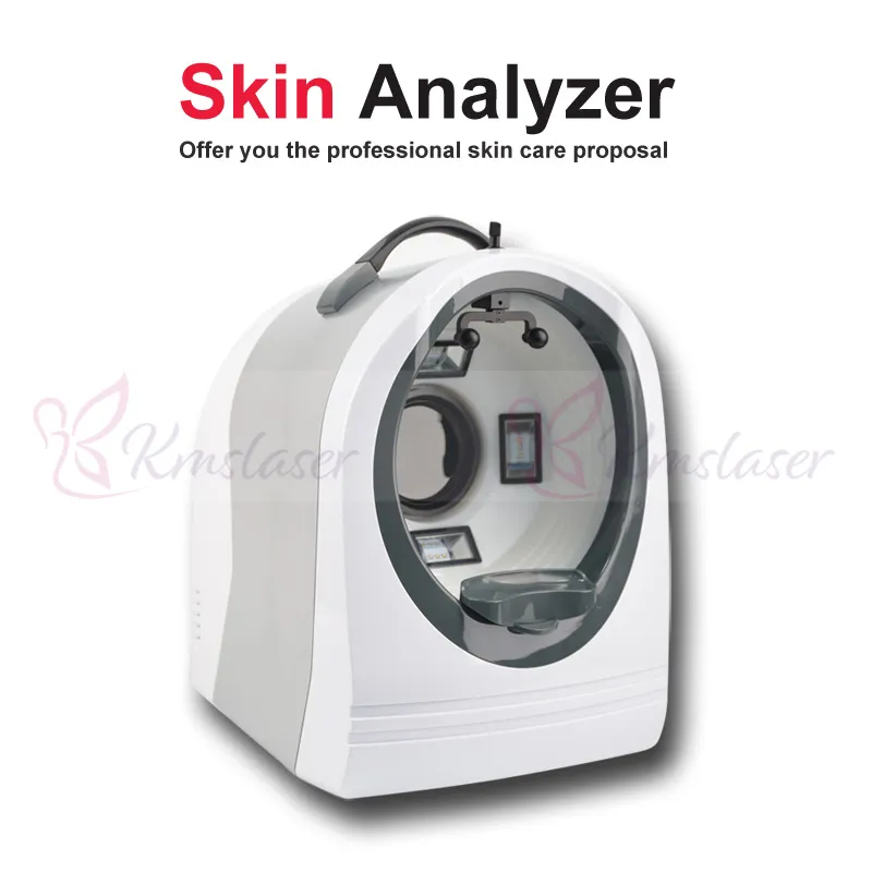 Draagbare nieuwe model Skin Analyzer Type Skin and Skin Analyse Magic Mirror Machine