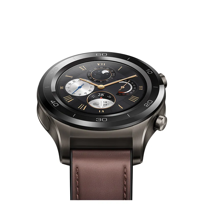 Original Huawei Watch 2 Pro Smart Watch Support LTE 4G Telefonsamtal GPS NFC Heart Rate Monitor ESIM Wristwatch för Android iPhone iOS-telefon