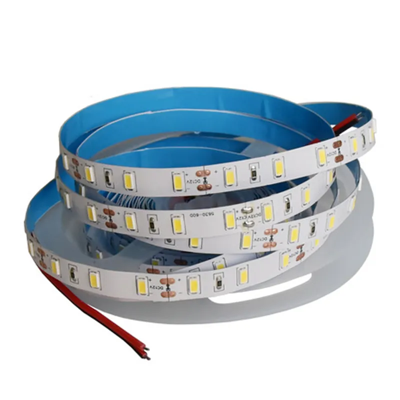 Super Bright 5630 LED Strip Light DC12V 60led/M 90led/M 120led/M مرنة 5730 LED IP20 أبيض بارد/أبيض/أبيض طبيعي/أبيض نقي