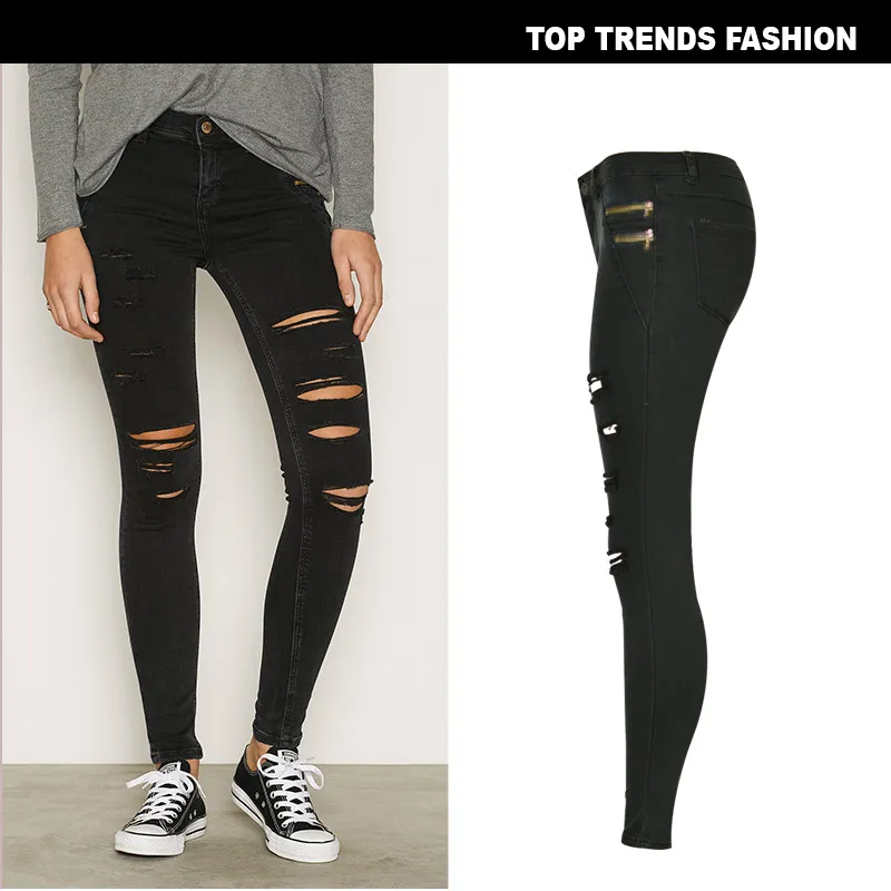 Ripped pants sales for girls