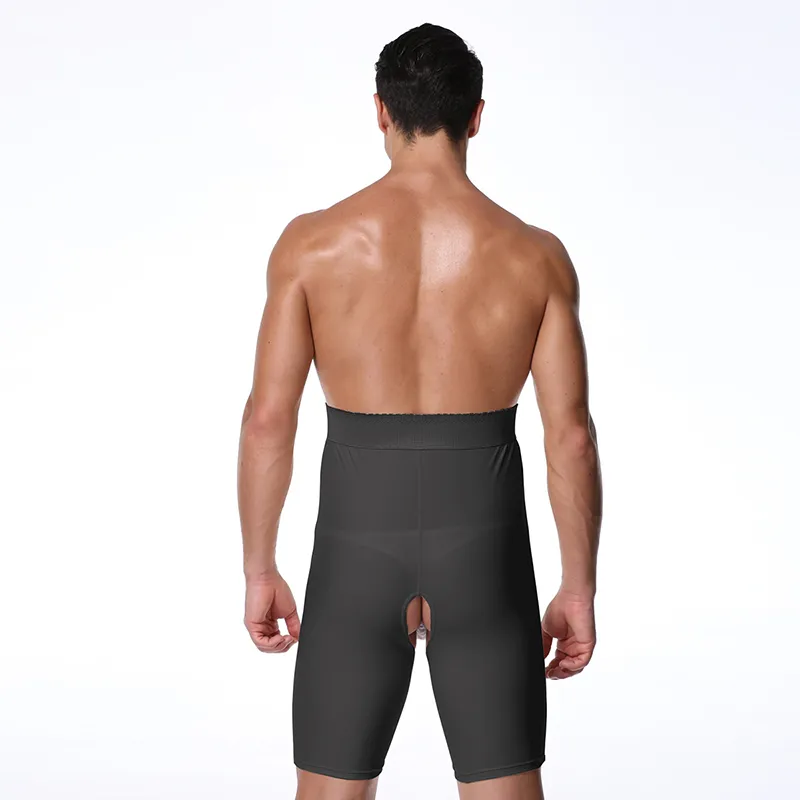 Control Pantise Butt Lifter Pantalones para hombres Negro Cintura alta Ropa interior adelgazante Hombre Slim Tummy Belly Body Shpaer Faja Hombre236A