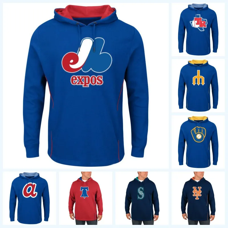 Montreal Expos 2019 Nuevo estilo Béisbol Sudaderas con capucha Baseall Jersey Personalizado Cualquier nombre Cualquier número Envío gratis