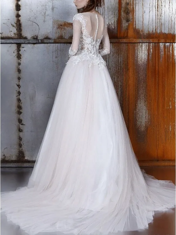 long sleeve lace empire waist wedding dress Amazon.com: LIPOSA Long Deep V Neck Lace Wedding Dress with Sleeves Plus Size Empire Waist Boho Lace Vintage Ball Gowns Champagne CS : Clothing, Shoes & Jewelry