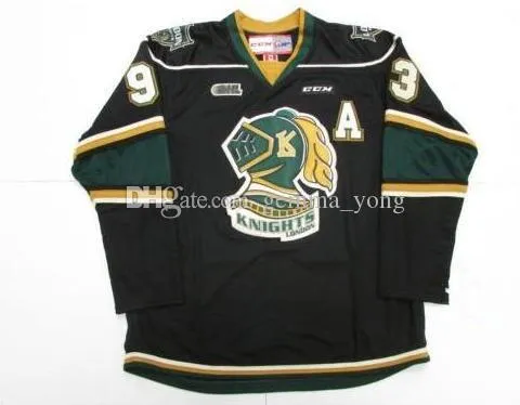 Cheap Vintage OHL London Knights Jersey Mitch Marner Liam Foudy John Carlson John Tavares Max Domi Embroidery Custom Jerseys