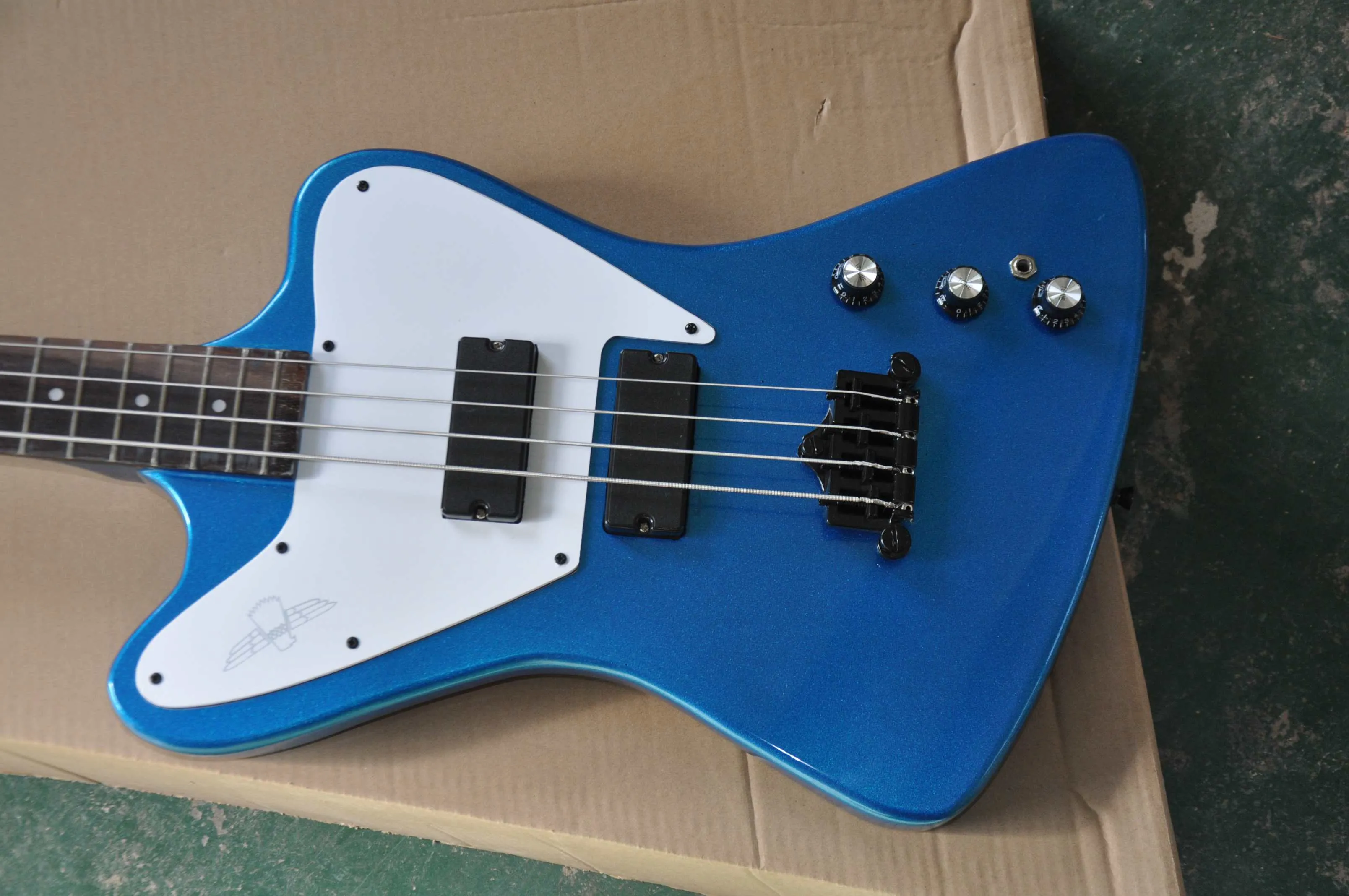 Super Rare Firebird Thunderbird Non Reverse 4 Strings Metallic