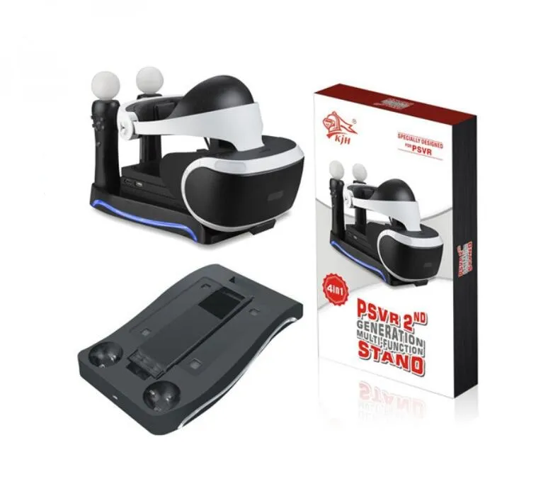 Nuovi PSVR Charging Dock Station del basamento della bagagli multifunzione per il 2 ° generazione Playstation 4 PS4 VR auricolare processore Sposta Controll