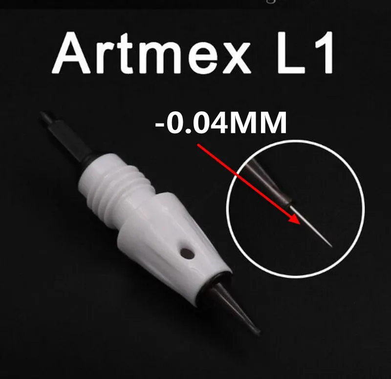 Micro naaldcartridge tips voor artmex v8 v6 v11 v9 permanente make-up tattoo machine derma pen MTS pmu huidverzorging schoonheid