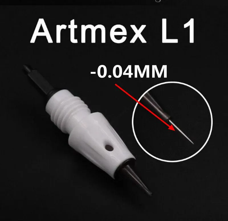 Micro Needle Cartridge Tips for Artmex V8 V6 V11 V9 permanent makeup Tattoo machine Derma pen MTS PMU Skin Care Beauty5120687