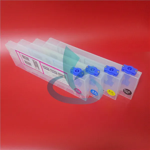 4 Farben/Set, 220 ml, leere Nachfüll-Tintenpatrone mit Füllstandssensor für Roland/Mimaki/Mutoh-Drucker-Großtintensystem CISS-Tintenpatrone