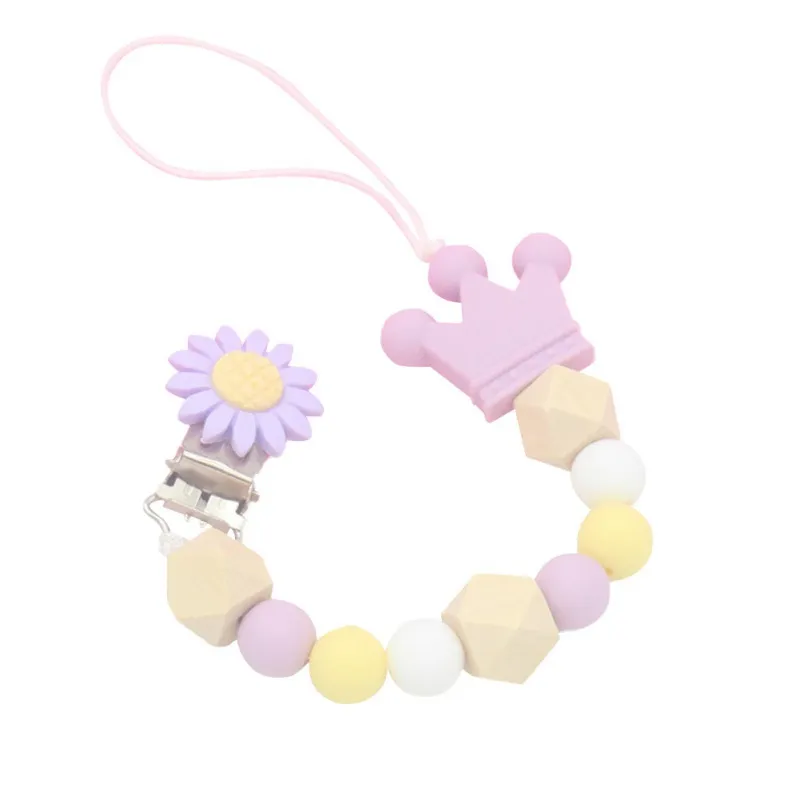 Pacifiers Leashes Cases Baby Chain Baby Boys Girls Newborn Chain