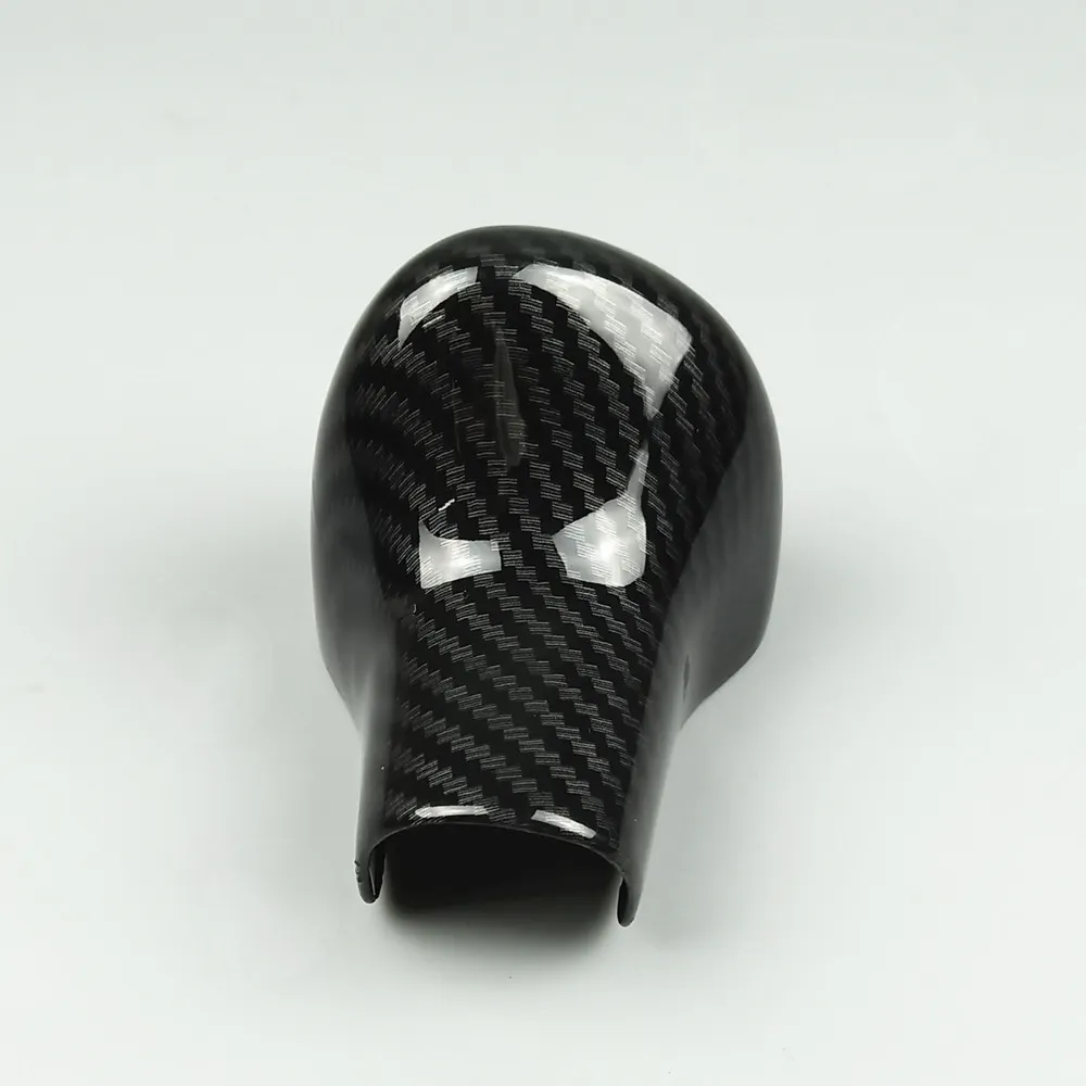 Car Styling Console Gearshift Handle Head Frame Cover Carbon Fiber Sticker For Audi A4 B8 B9 A5 A6 A7 Q7 Q5 Interior Accessories261t