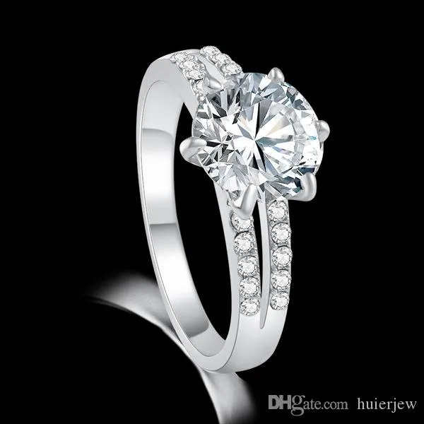 wedding ring Engagement Ring 18K Gold Gold Plated Champagne Erstwhile Memory Design Gemstone Rings