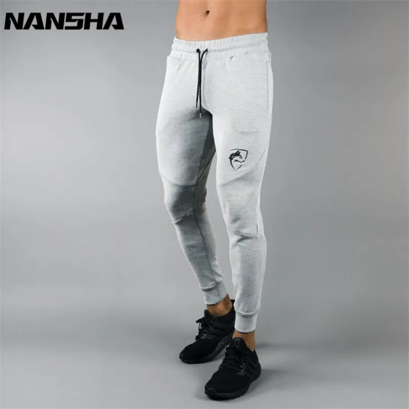 Alphalete Nya Sweatpants Mäns Solid Träning Bodybuilding Kläder Casual Gym Fitness Sweatpants Joggers Byxor Skinny Trousers SH190915