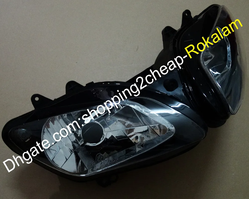 For Yamaha YZF-R1 2002-2003 Clear Front Headlight Assembly – TWOM, Black Housing, Reflector Interior