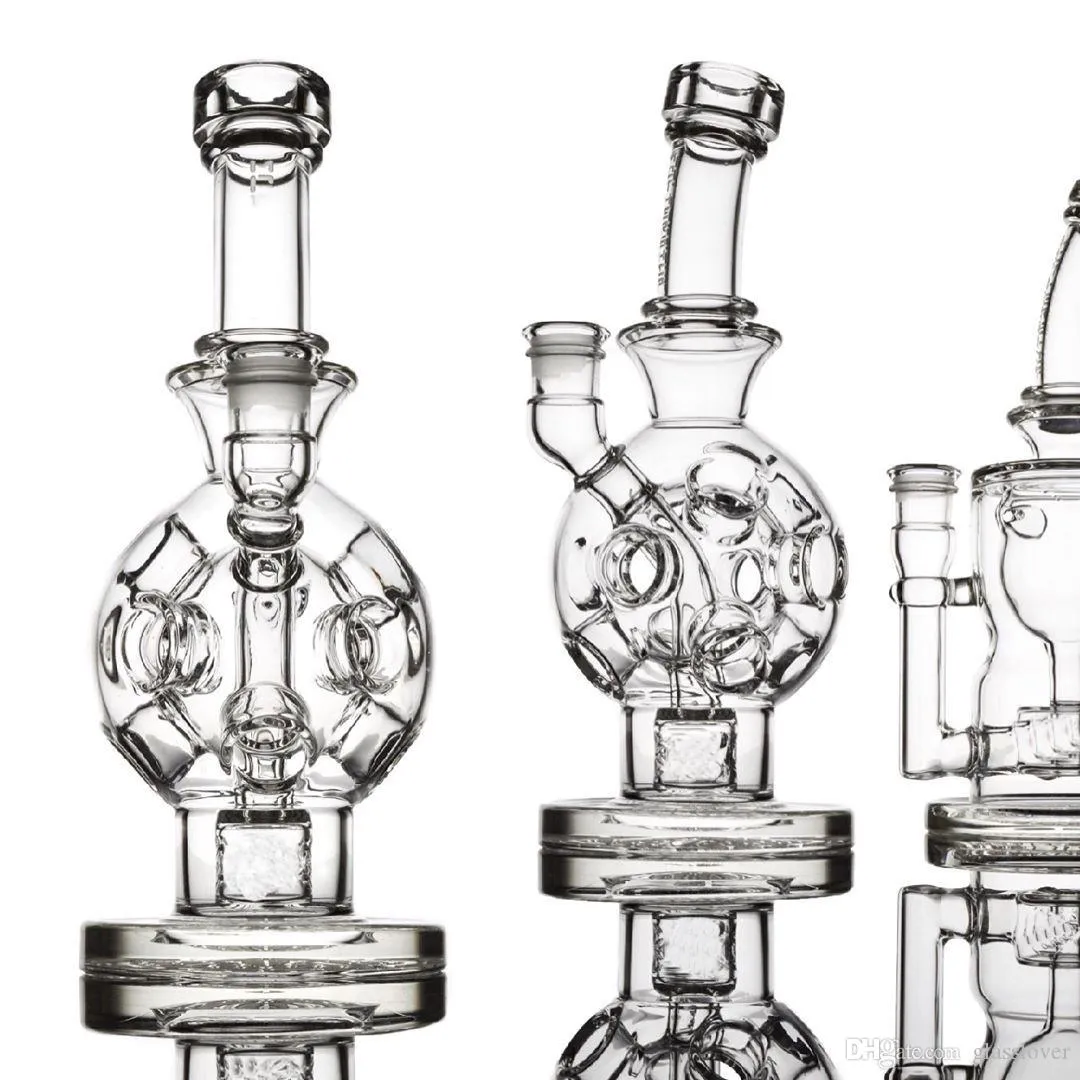 Sexig 9inches Äggosfär Rökning Vattenrör Fab äggglas Bongs med Matrix Perc Glass Recyle Dab Oil Rigs Bong Med 14mm Jough Hookah Billiga