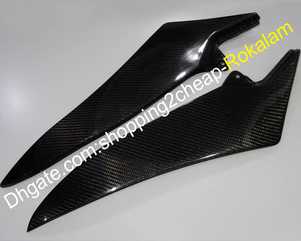 2 x Carbon Fiber Tank Side Covers Panele dla Yamaha YZF1000 YZF 1000 R1 2009 2011 2011 2012 2013 2014 YZF-R1 Panel Cover