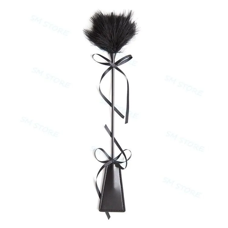 Bondage Black 45cm Sex Mischief Feather Whip Tickler Fifty Shades Of Grey Tease Tool A876