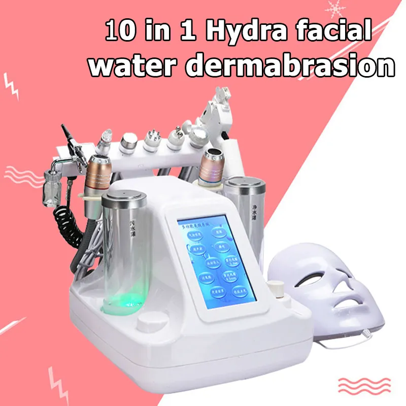 2022 Macchina dimagrante Dhgate Qualità selezionata 10 in 1 Hydro Microdermoabrasione Acqua Aqua Dermoabrasione Cura della pelle del viso Pori Restringimento Macchina di bellezza