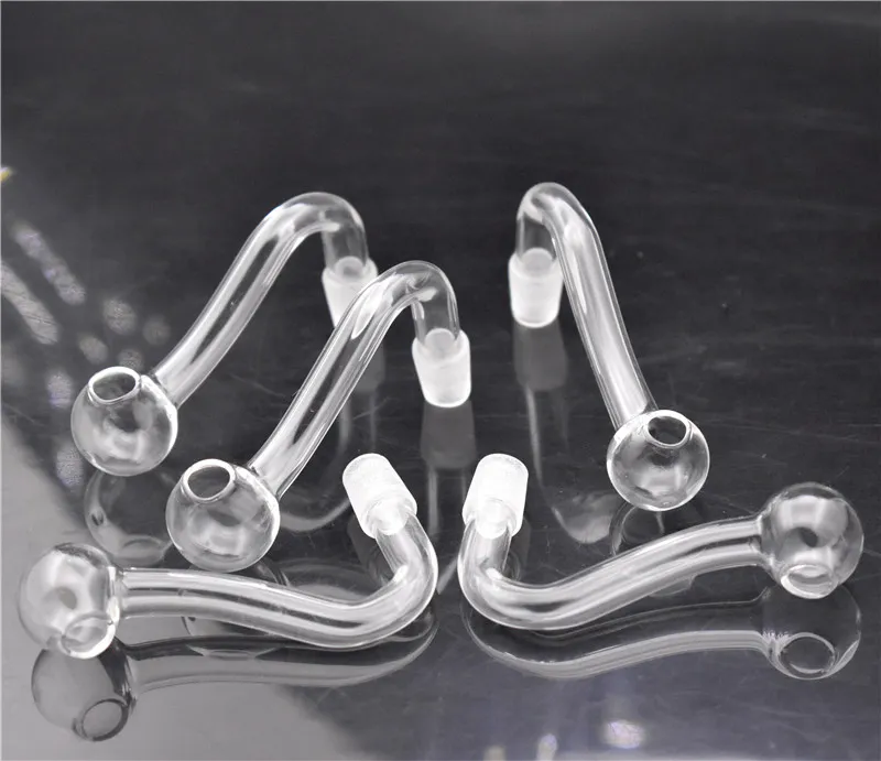 Clear Glass Oil Burner Glass Tube Pipe Oil Nail Smoking Pipe Glass Oil Pipe  Thick Clear From Dhgate0217, $0.36