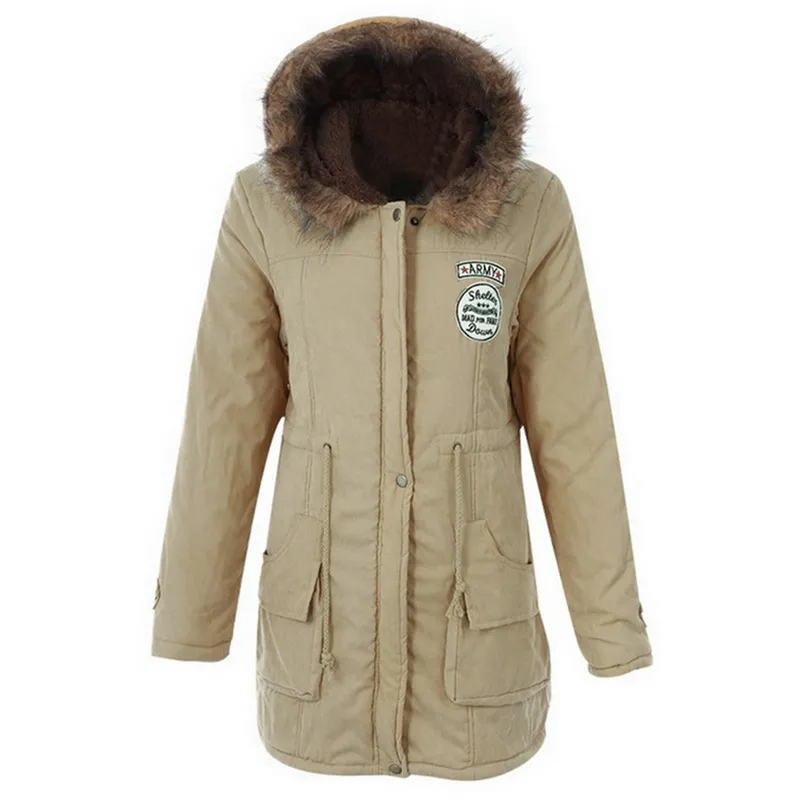 2019 Nuova giacca invernale in cotone da donna Cappotto soffice Parka addensato caldo Parka da donna Outwear Giacca calda in cotone spesso