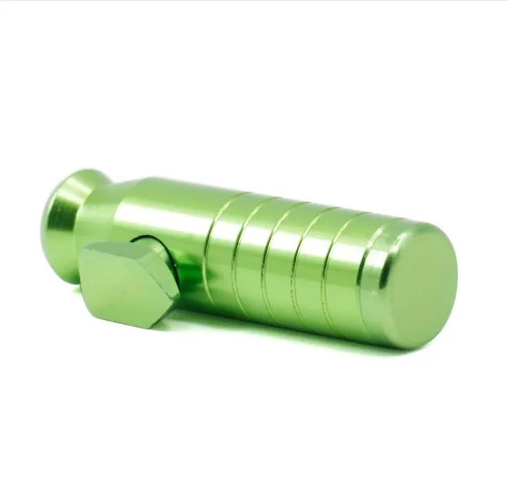 5CM coloured aluminium alloy portable bullet threaded pipe