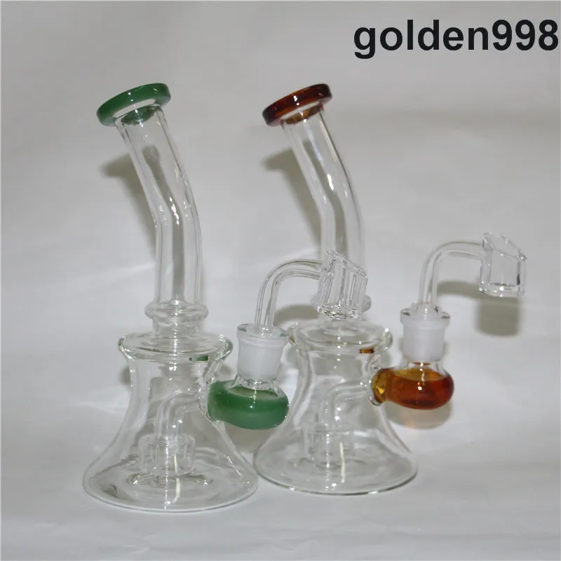 Hookahs Beaker Base Base Water Pipes Ice Catchers Smoking 7.4 "灰キャッチャー