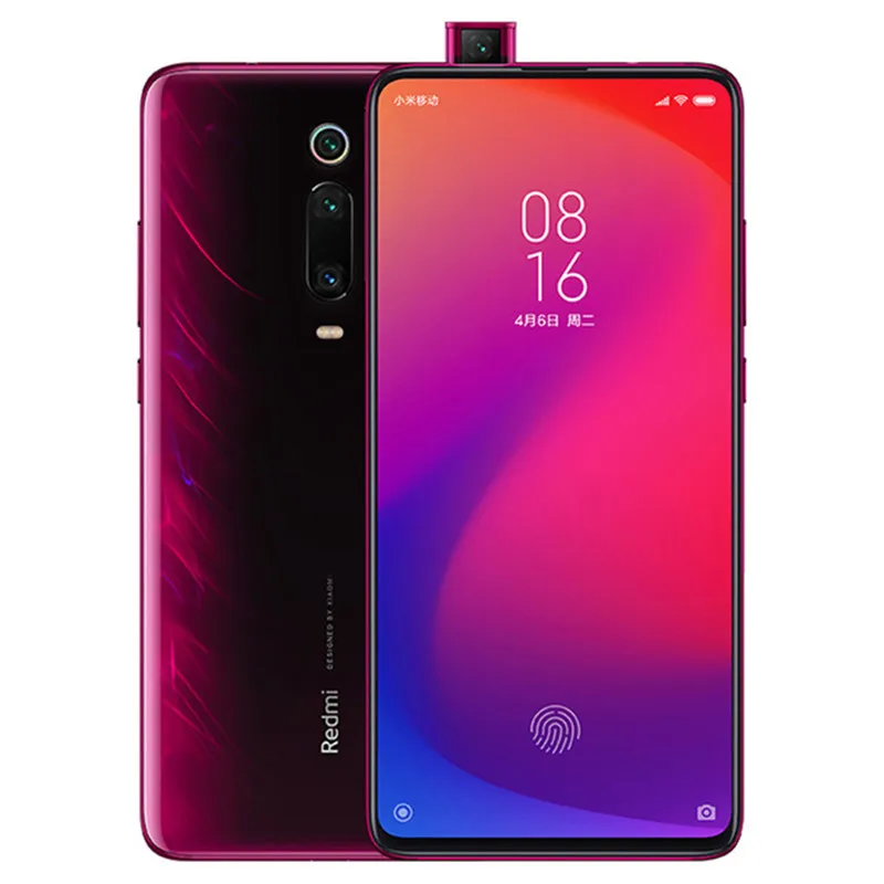 오리지널 Xiaomi Redmi K20 Pro 4G LTE 셀 8GB RAM 128GB 256GB ROM SNAPDRAON 855 48.0MP AI NFC Android 6.39 "전체 화면 지문 ID 스마트 휴대 전화.