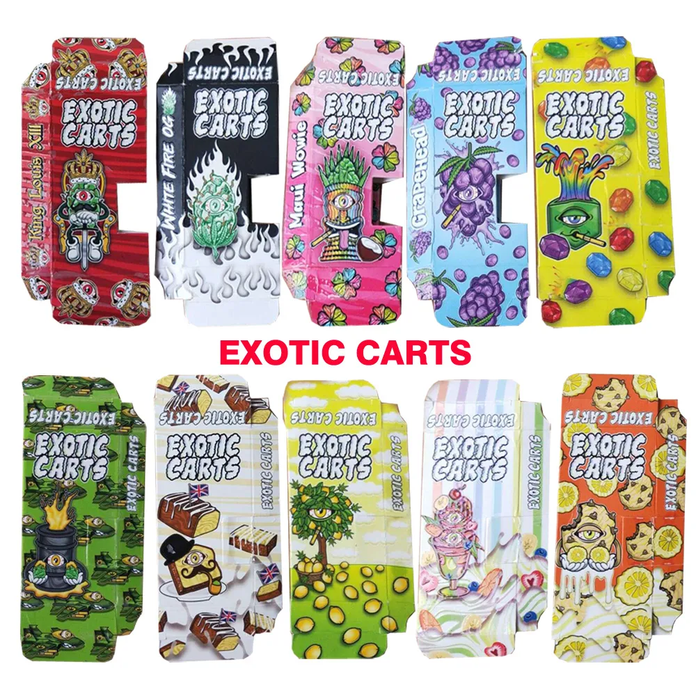 New Exotic Carts With Box Packaging Mario Carts Vape Cartridges AC1003