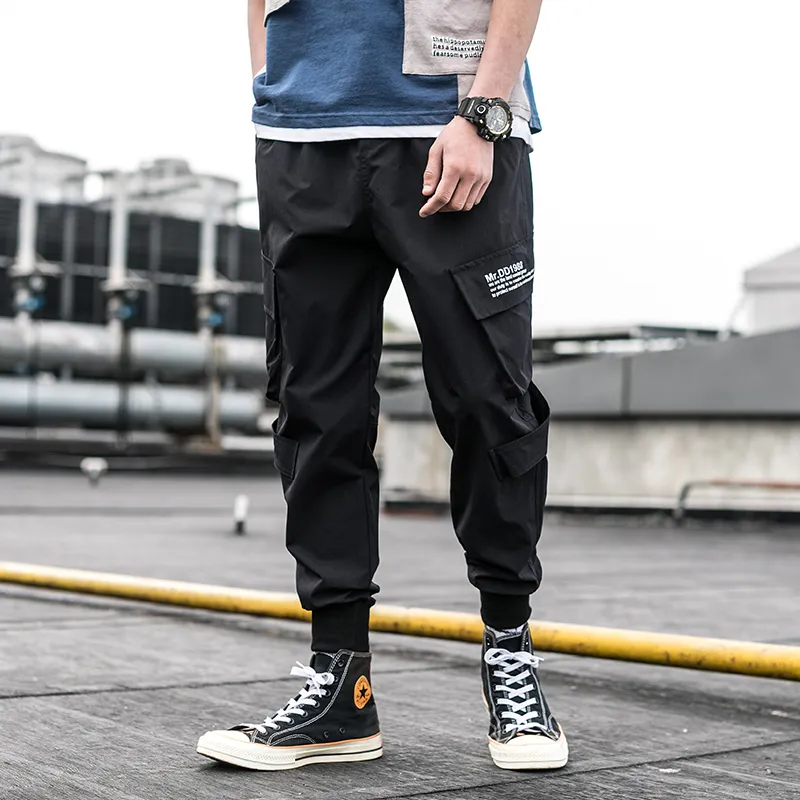Mensargo Harem Pants Casual Joggers Baggy Tactical Mens Black Cargo Trousers Harajuku Streetwear Hip Hop Fashion Swag From Xianfeiyu 35.94 DHgate.Com