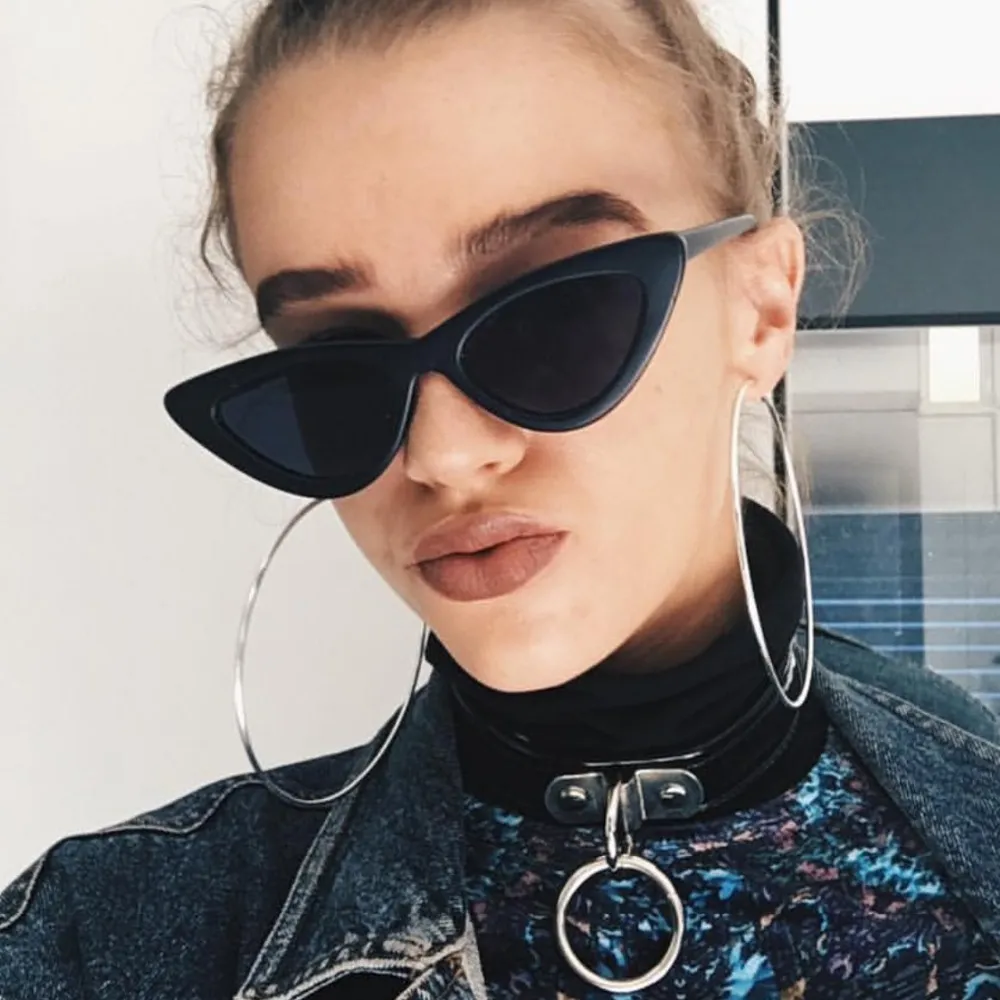 Cat Eye Sunglasses UV400 Protection Small Box Frame Vintage  display picture 2