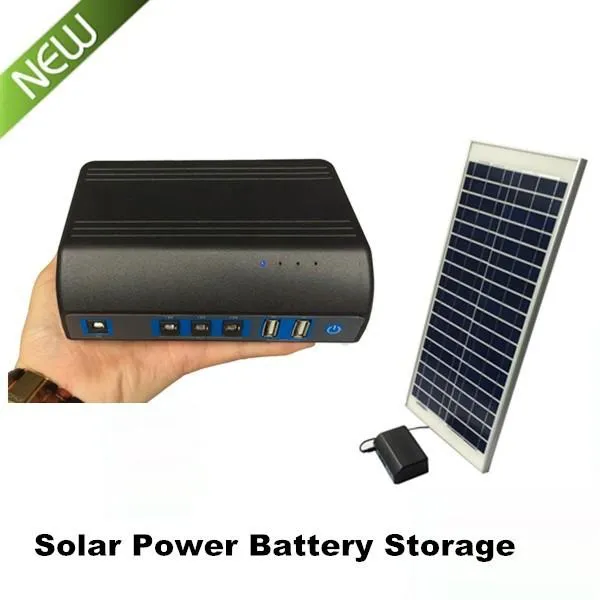 Solar Powered Portable Power Station: Mini UPS For Outdoor Activities ...