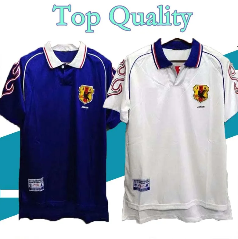 98 99 Retro version Japan Soccer Jerseys Home # 8 NAKATA # 11 KAZU # 10 NANAMI # 9 NAKAYAMA Shirt 1998 1994 World Football Uniforms