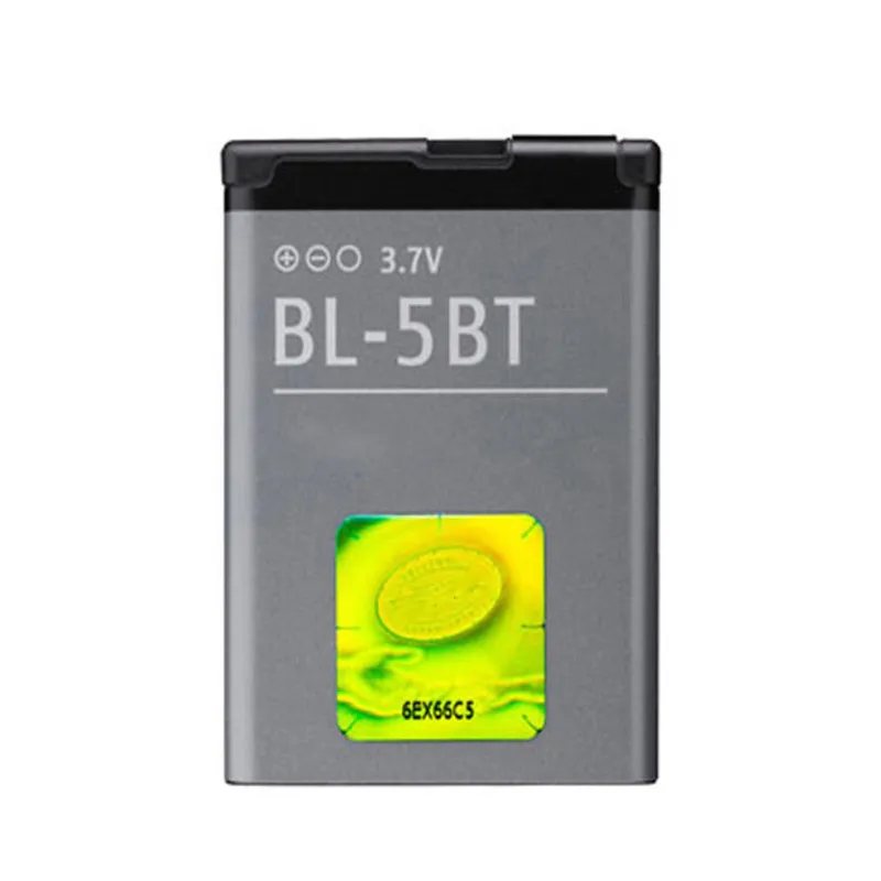 높은 BL-5BT BL-4B BL-4CT BP-4L 배터리 Nokial 2608 2600c의 7510a 7510s 2505 3606 3608 2670 5630 7212C에 7210C에 7310C E63 E52 배터리에 대한