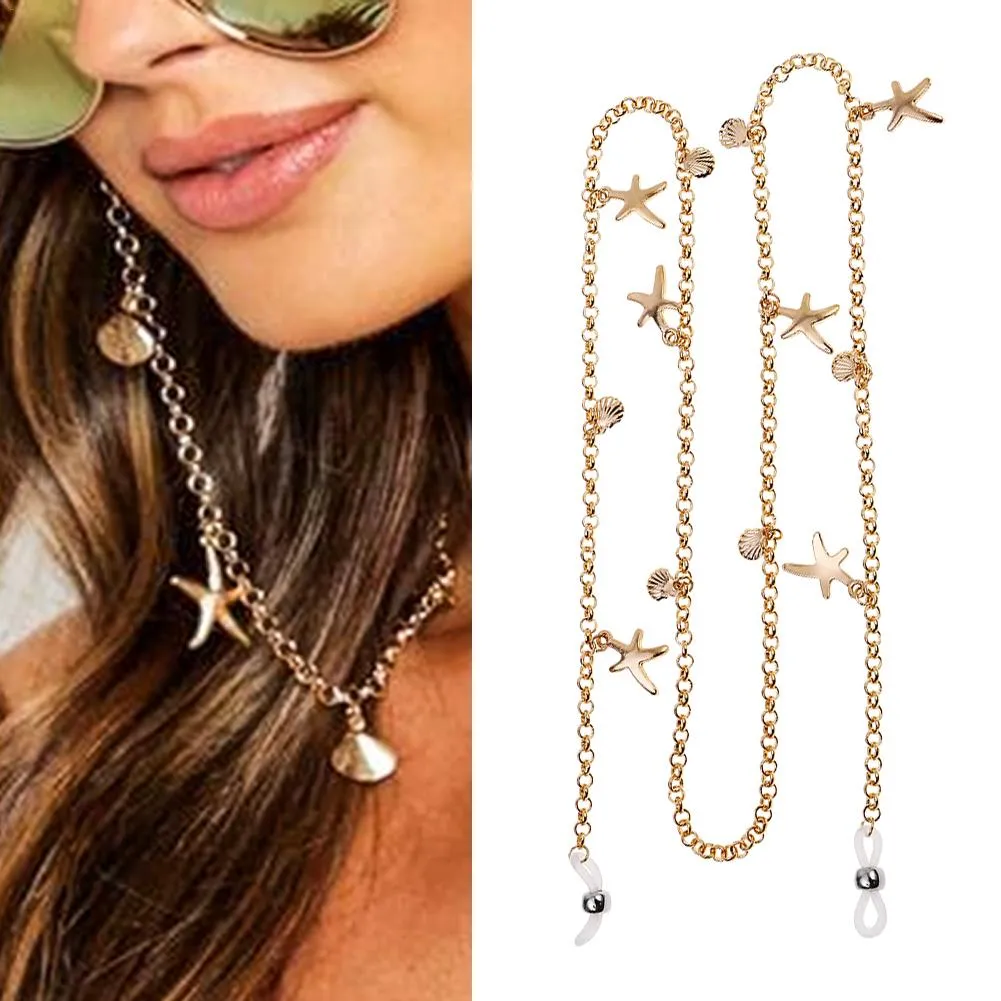 Buy Reading Glasses Chain Strap for Men Women Metal Sunglasses Holder  Necklace Pearl Beaded Eyewear Retainer Accessories at Amazon.in