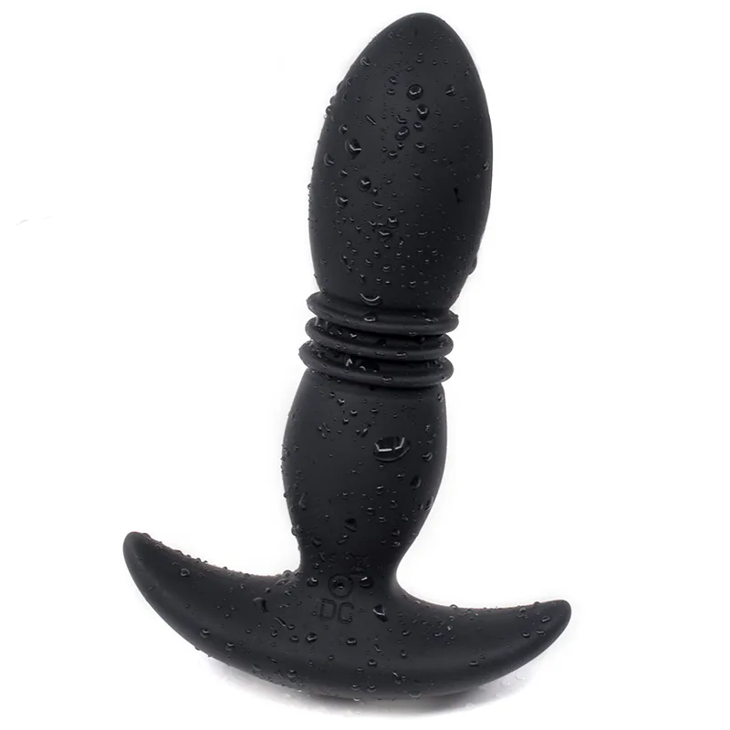 Spina anale per adulti Spinta anale Vibratore a distanza Su Giù Massaggio alla prostata Giocattoli del sesso per Masturbatore Intimo Goo_voghion.com