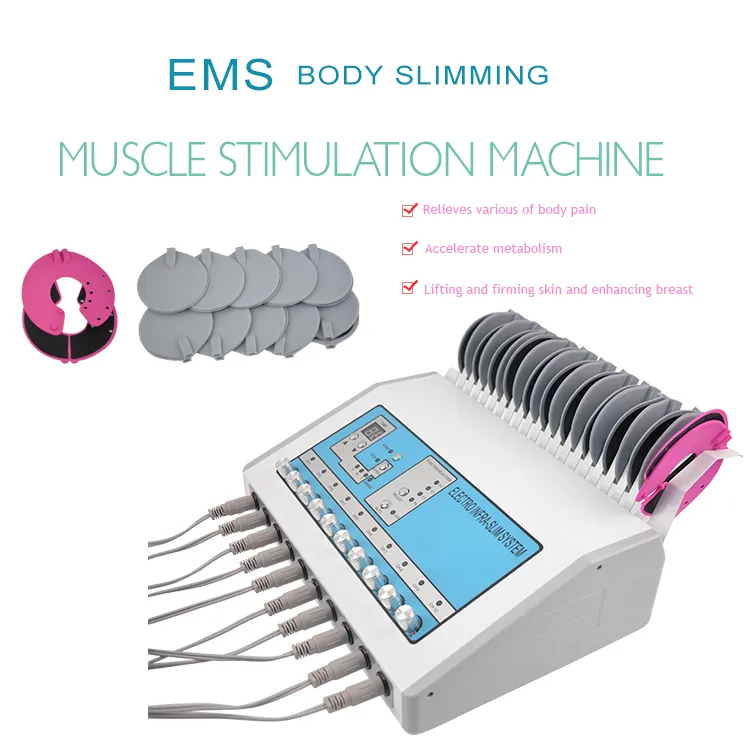 Cena fabryczna Elektrostymulacja Ciało Odchudzanie Urządzenie Waves EMS EMS Electric Mięśni Stymulator Mikrocentryczny Utrata masy ciała