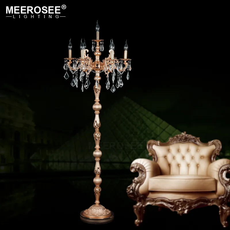 High Quality Crystal Candelabra Floor Lamp With Lustres And Candelabra Design Perfect For Modern Home Lighting From Meeroseeshine 441.49 DHgate.Com
