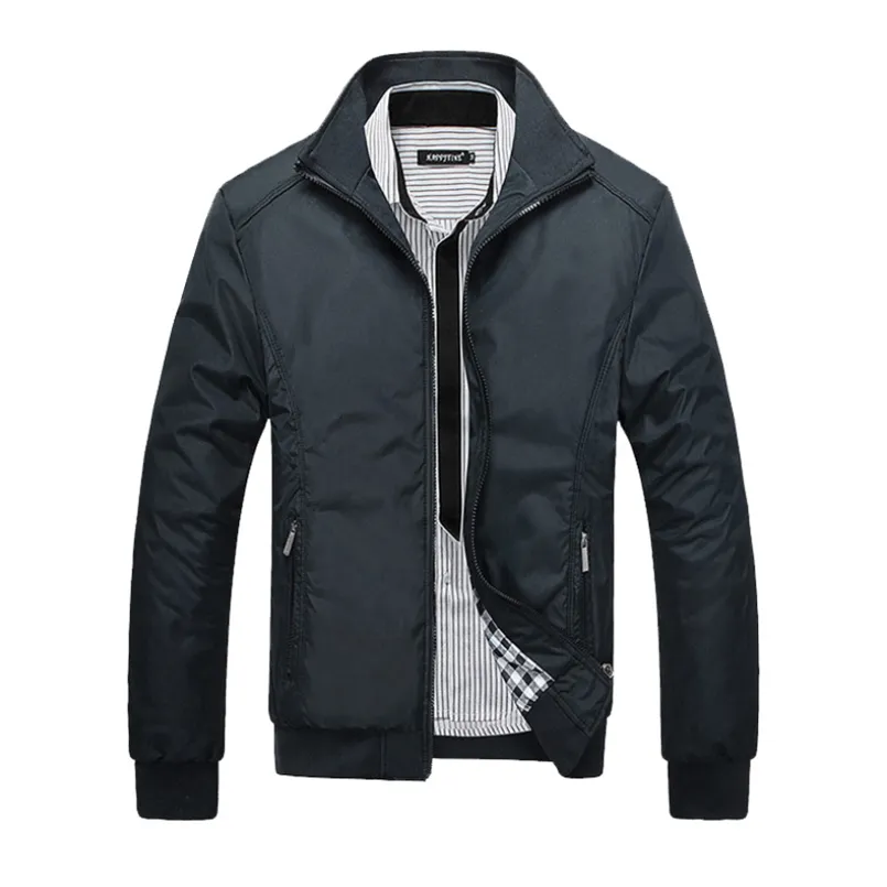 Men's Jackets 2019 Men's New Casual Jacket High Quality Spring Regular Slim Jacket Coat For Male Wholesale