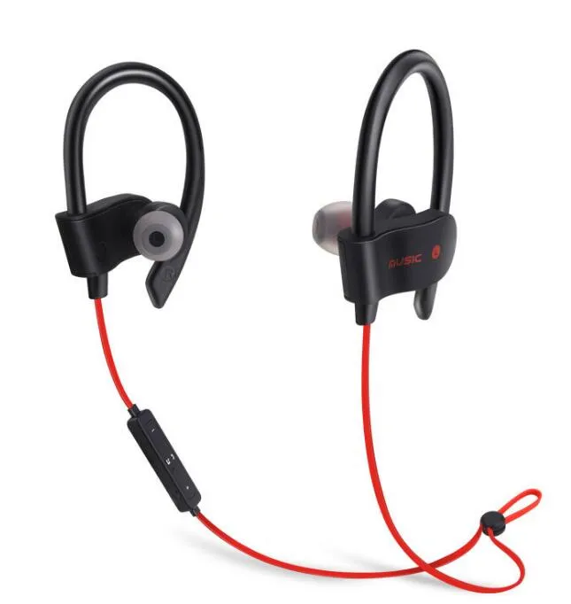 S4 sport casque Bluetooth sans fil en cours d'exécution universel 4.1 mini 4.0 double oreille suspendue intra-auriculaire