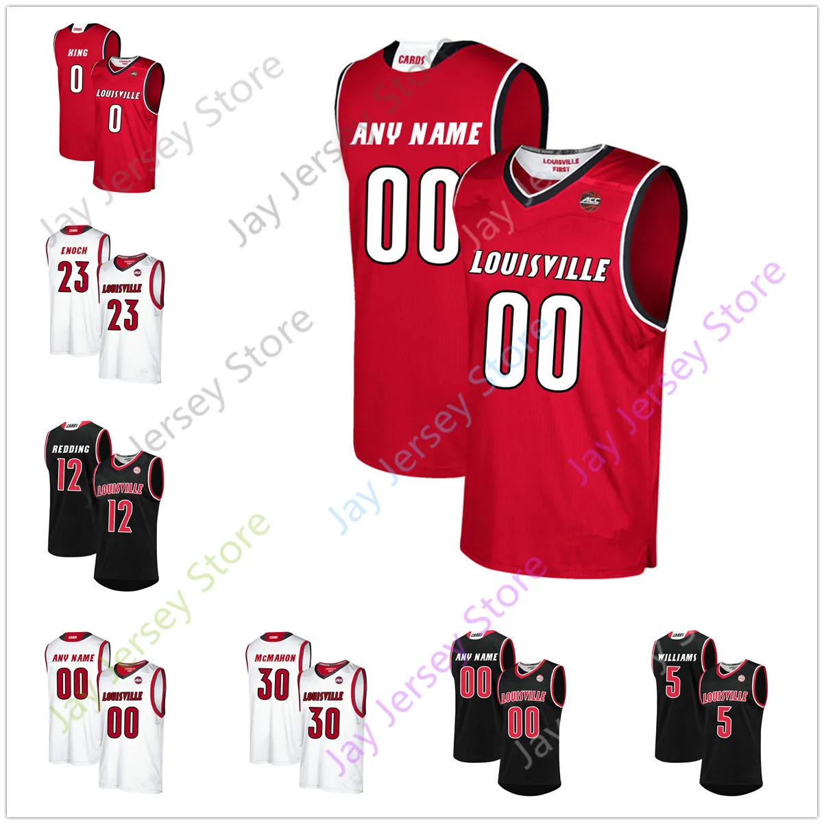 Custom Louisville Basketball Jersey College Nwora Aidan Igiehon David Johnson Josh Nickelberry Hogan Orbaugh Quinn Slazinski