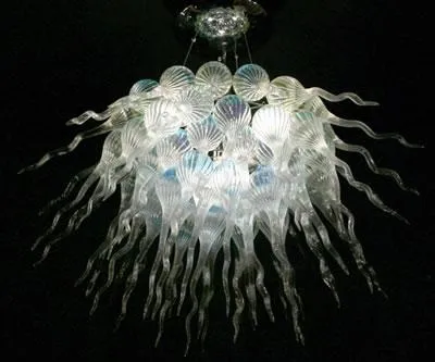 100％口の吹き飛ばされたCe ULボロシリケートムラノガラスデールチキュリーアートの結婚式のペンダント家の装飾的な照明器具