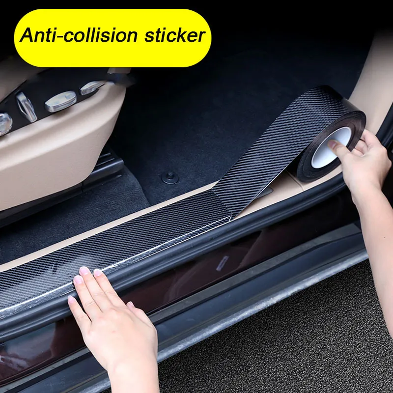 Auto Türgriff Schüssel Scratch Schutz Carbon Fiber Vinyl Anti