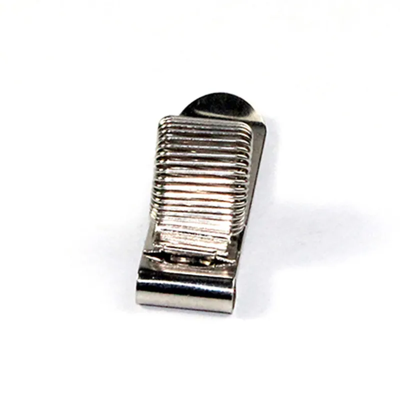 DCQQ 4 Pièces Porte-Clip Stylo Métal Pour Poche - Clip Ressort Triple Trous Pour Médecins, Infirmiers, Police