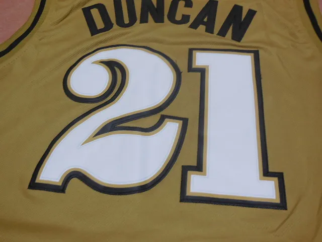 ウェア WAKE FOREST Univ. No.21 DUNCAN Mens Wake Forest Demon Deacons Basketball Jersey, Tim Chris