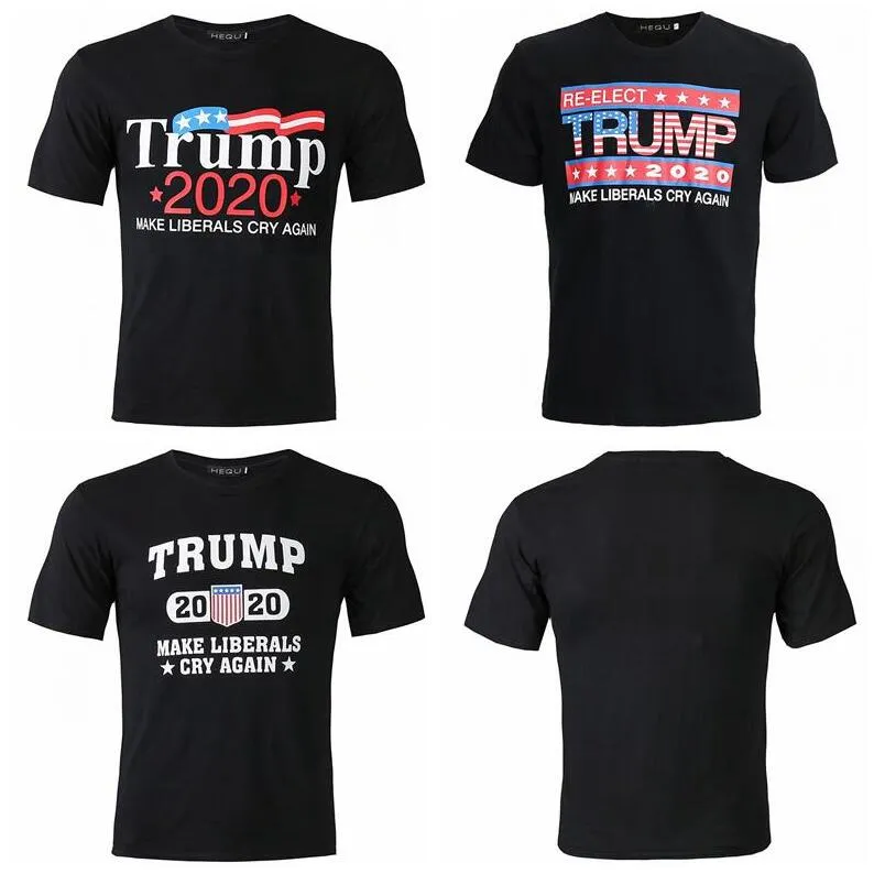 Mężczyźni Donald Trump koszulka Homme O-Neck krótkie koszulki Pro Trump T-shirt Trump Prezenty 10pcs AAA1498