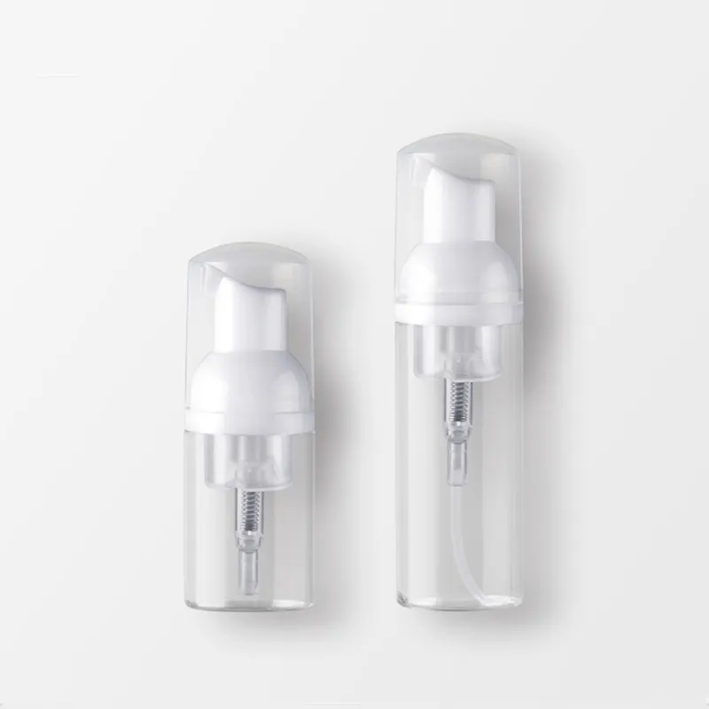 30 m 60 ml plastic schuimpompfles 2oz heldere witte zeep dispenser flessen handdesinfectiemiddelen vloeibare schuimende container