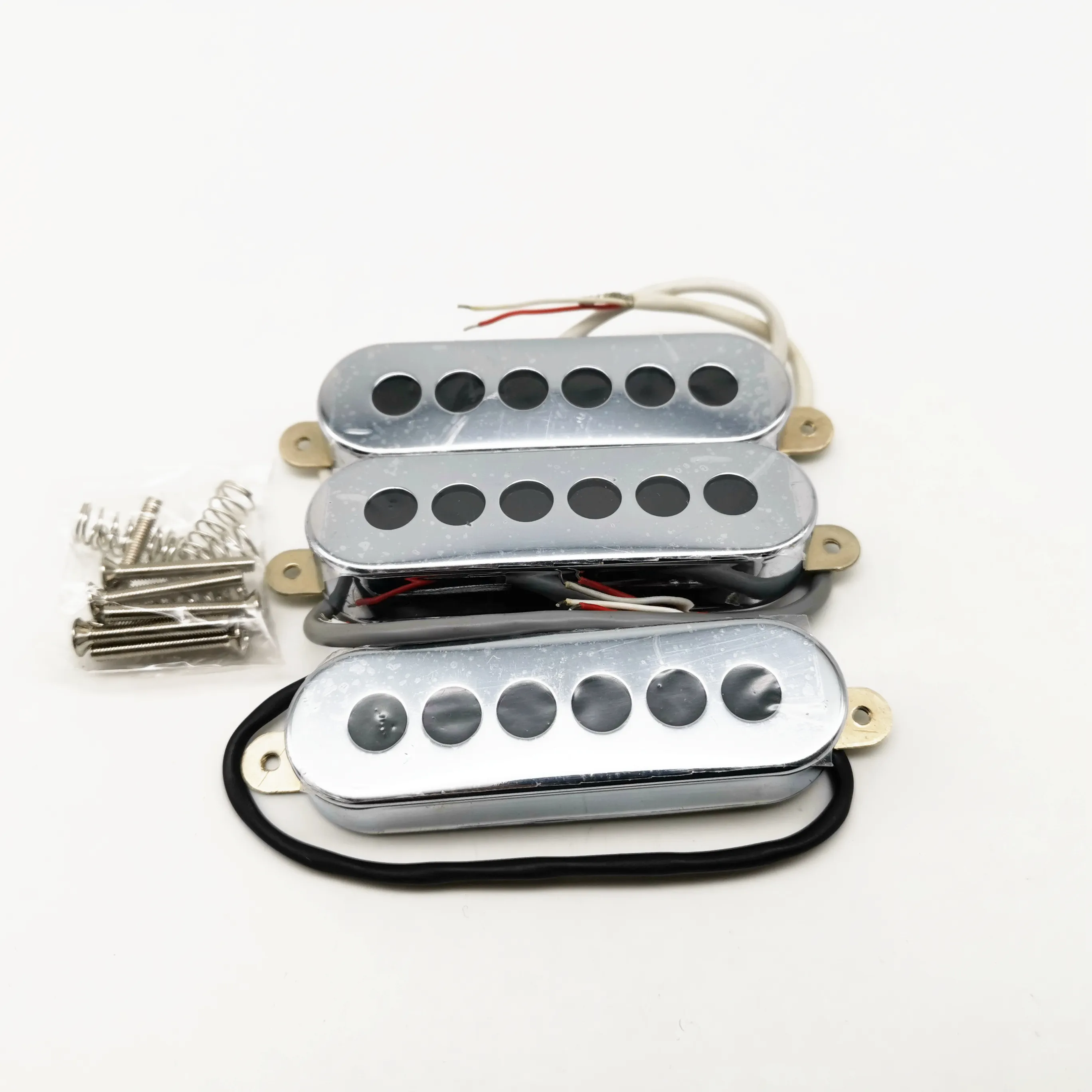 SSS Guitar Alnico Pickups Set Single Coil TRI SONIC Style For