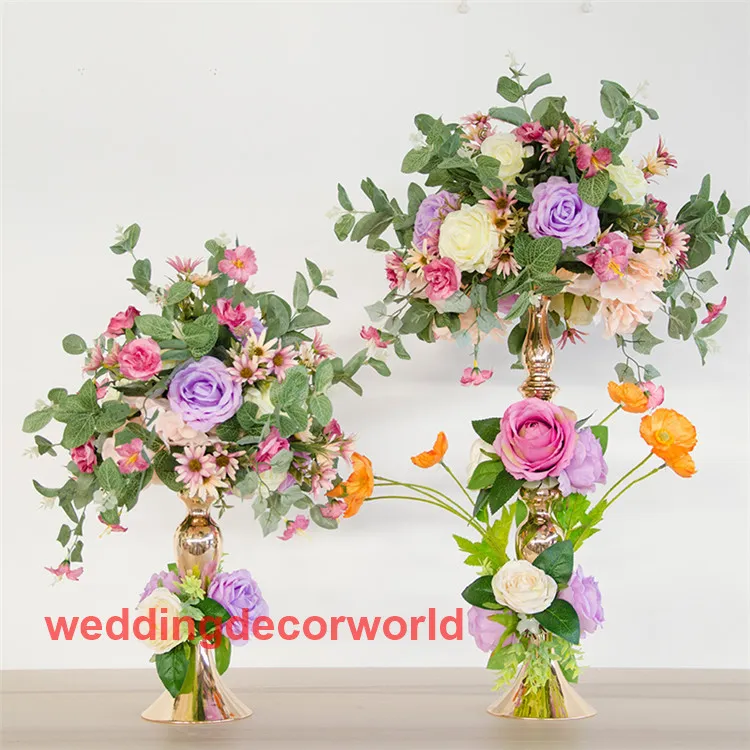 Düğün pencere dekor yapay çiçek topu ferforje çiçek T sahne sahne kurşun fotoğrafçılık sahne masa ana masa çiçekler vazo decor0626