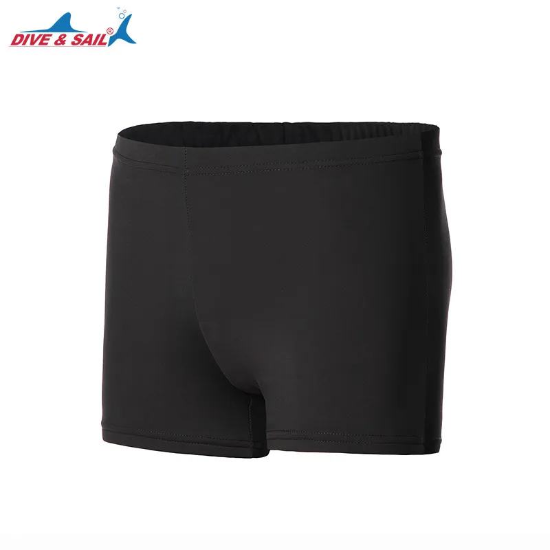 Swimwear DIVESAIL Swim Trunks Maiô Unissex Homens Mulheres Respirável Lycra Natação Curto Boxer Board Shorts Swimwear Roupas de Esportes Aquáticos